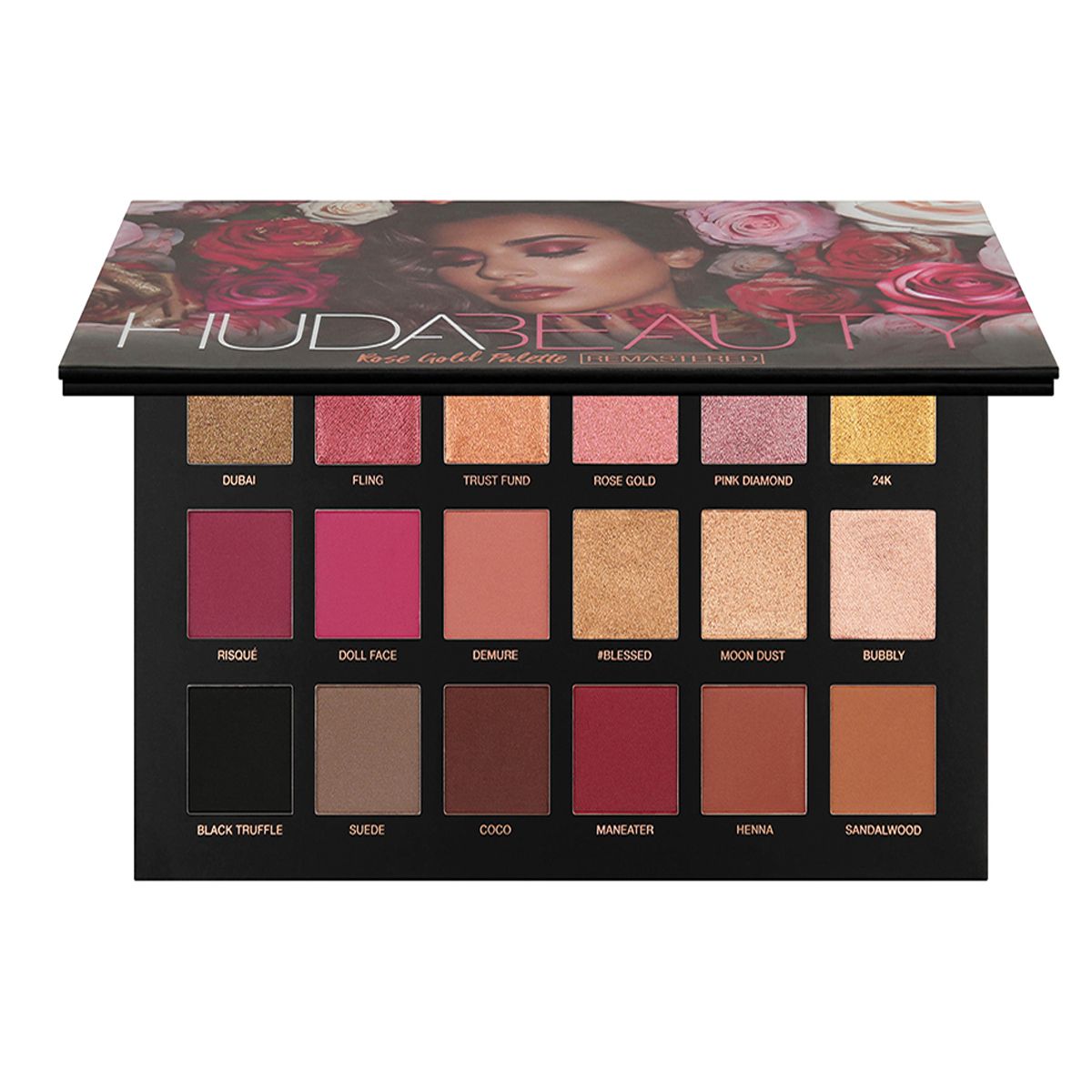 Huda Beauty Rose Gold Remastered Eyeshadow Palette